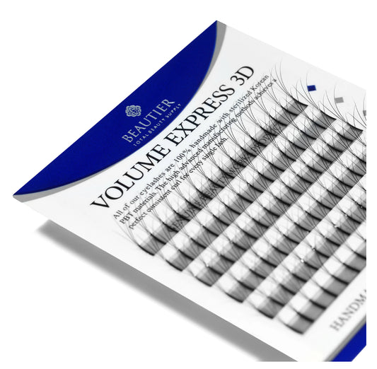 3D Pre-made Volume Lash Extension Mini Tray | 0.07 | Single Length